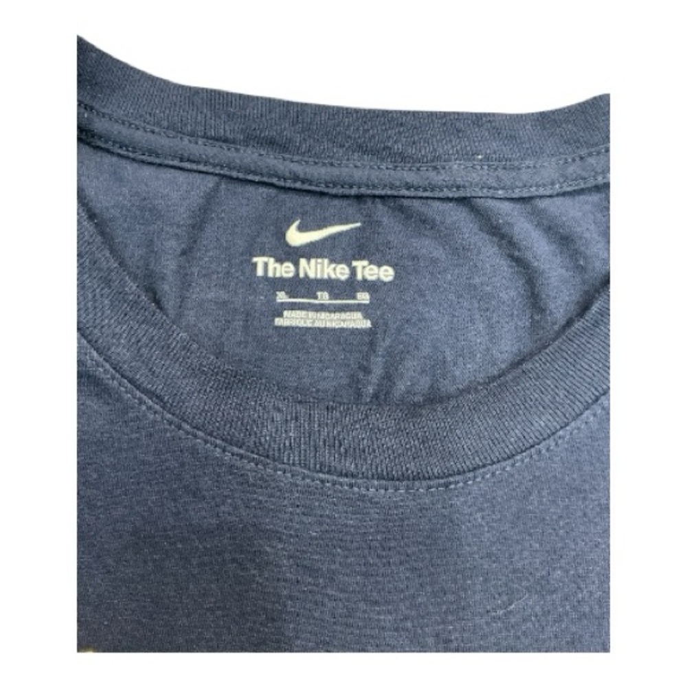 Nike Dark Blue Tee with Logo - Picture 2 of 2